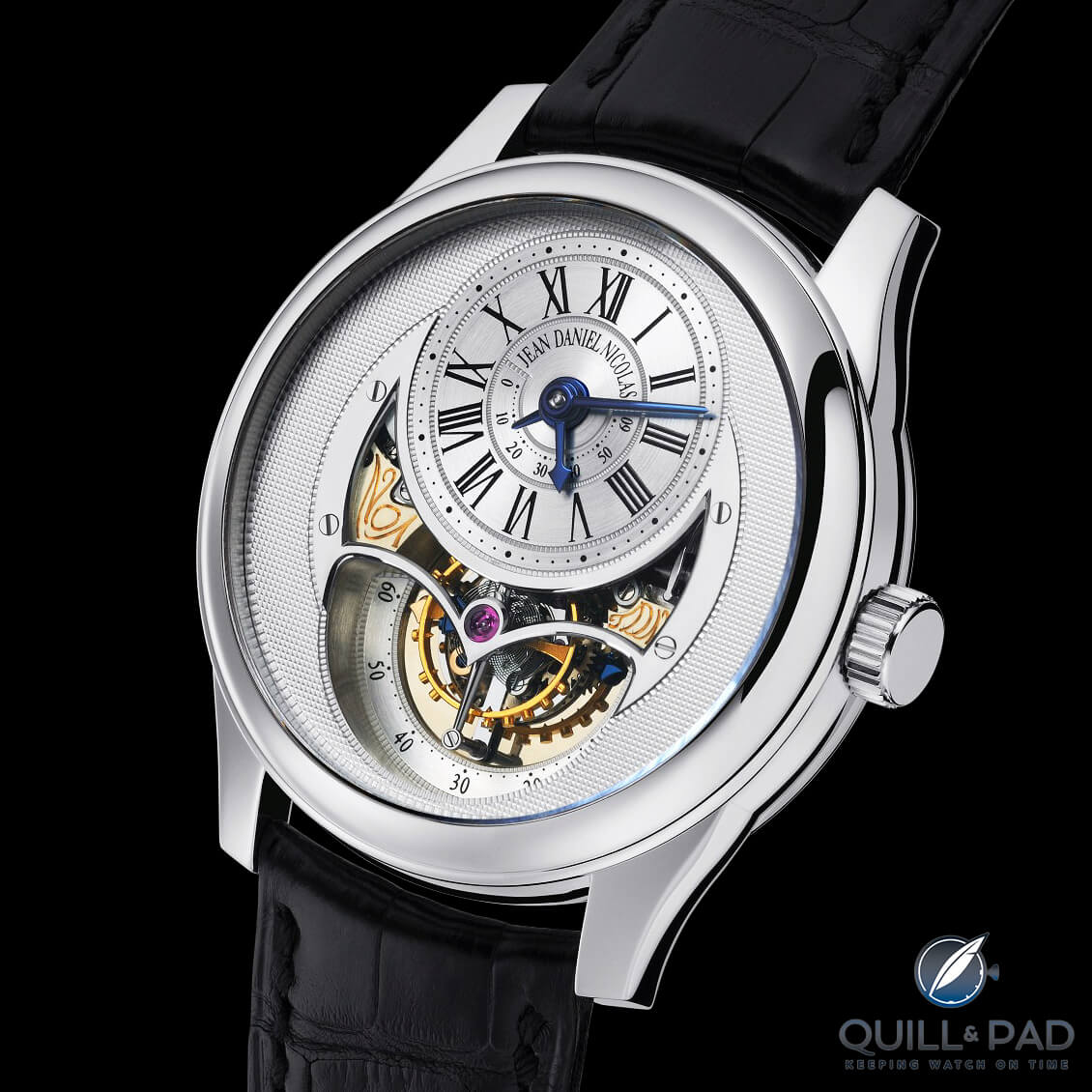 Jean Daniel Nicolas Two-Minute Tourbillon by Mr. Daniel Roth in platinum (photo courtesy Guy Lucas de Peslouan)
