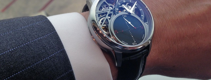 Masterpiece Mysterious Seconds on the wrist