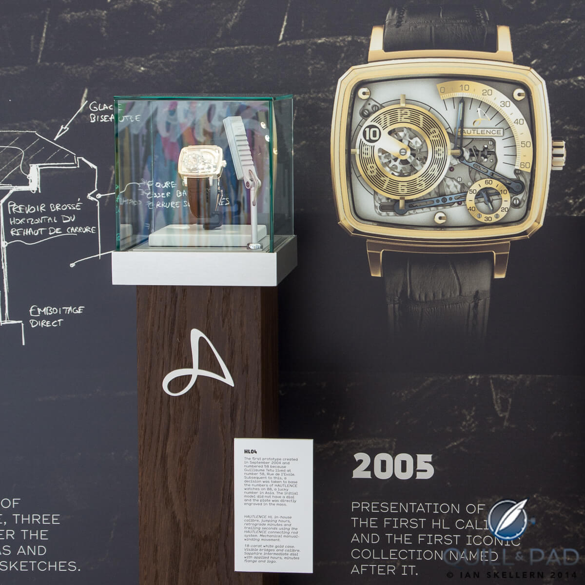 The Hautlence HL, the brand's first model launched in 2005