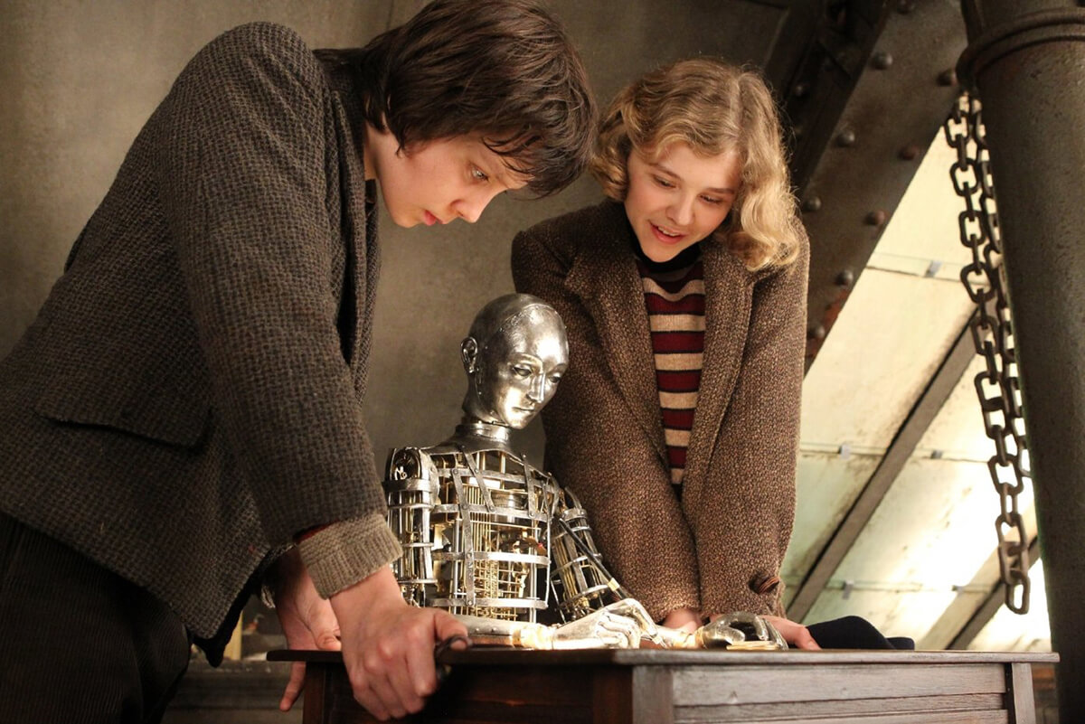 The writing automaton in the film, Hugo (photo courtesy IMDB)