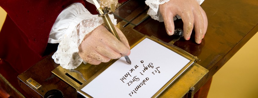 The superb pen-work of The Writer by Jaquet Droz