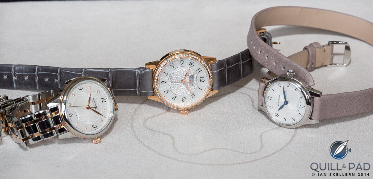 A selection of Montblanc Bohème Date models