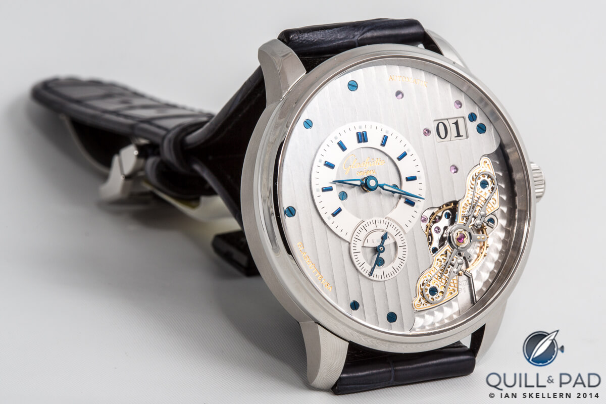 Glashütte Original PanoMaticInverse in stainless steel