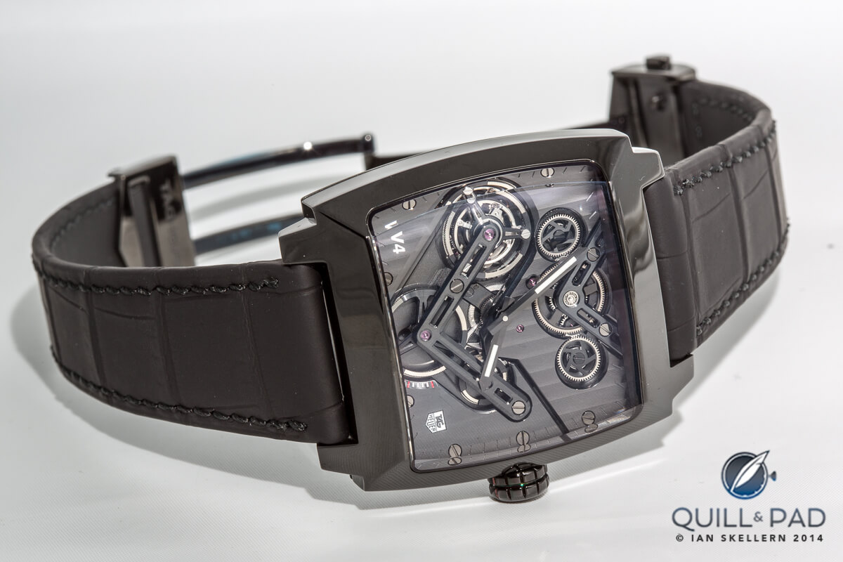 TAG Heuer Monaco V4 Tourbillon with black case