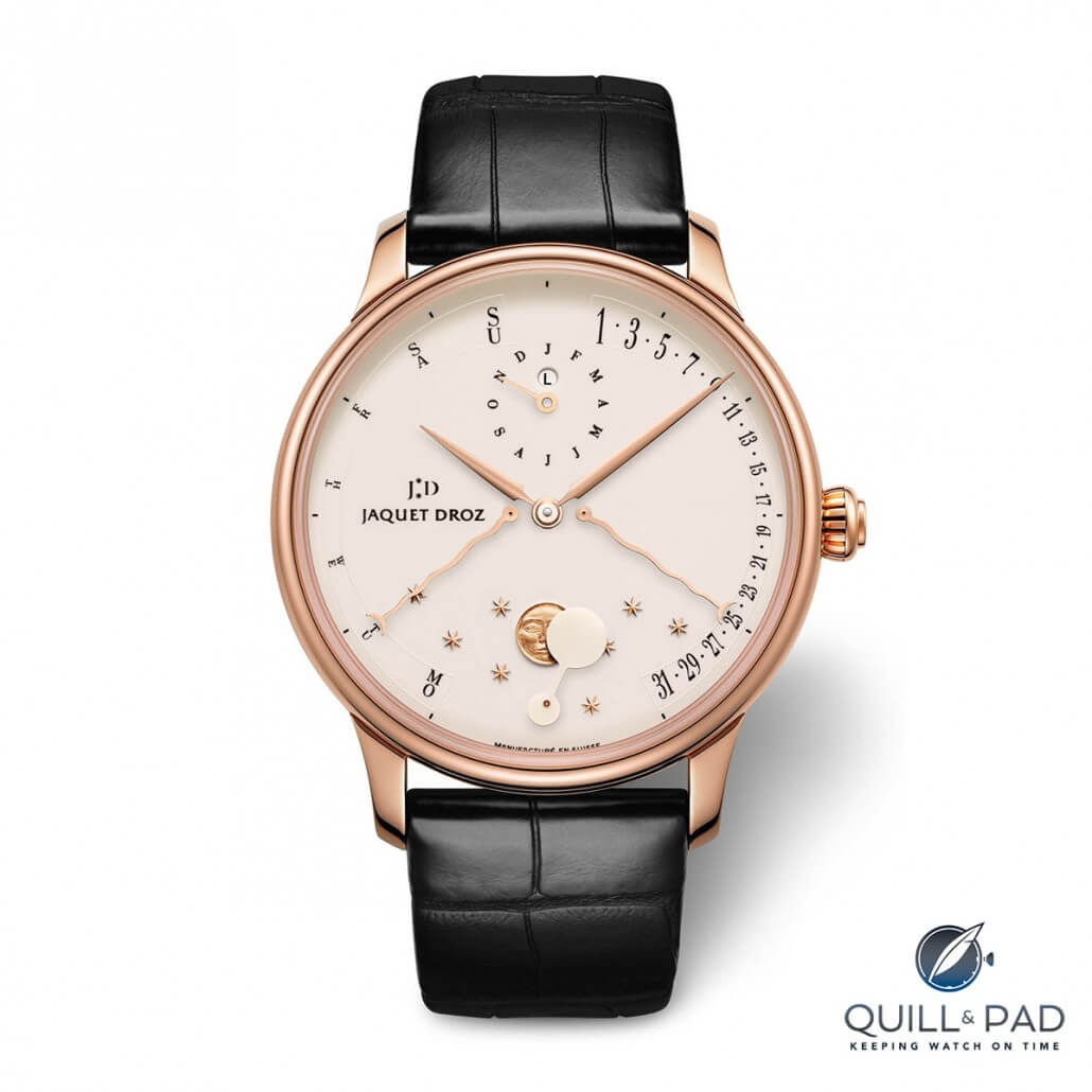 Jaquet Droz Perpetual Calendar Eclipse Ivory Enamel
