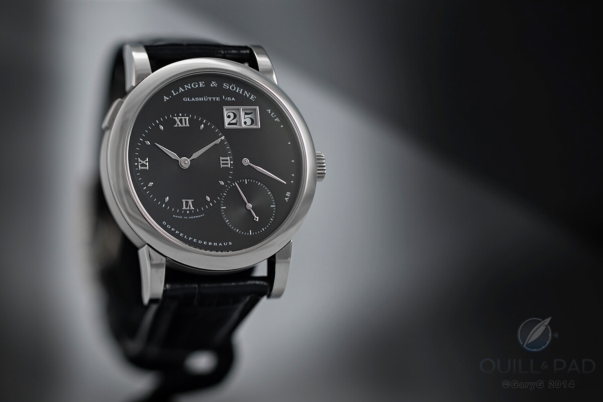 A. Lange & Söhne Lange 1 in stainless steel: rarer than hen’s teeth