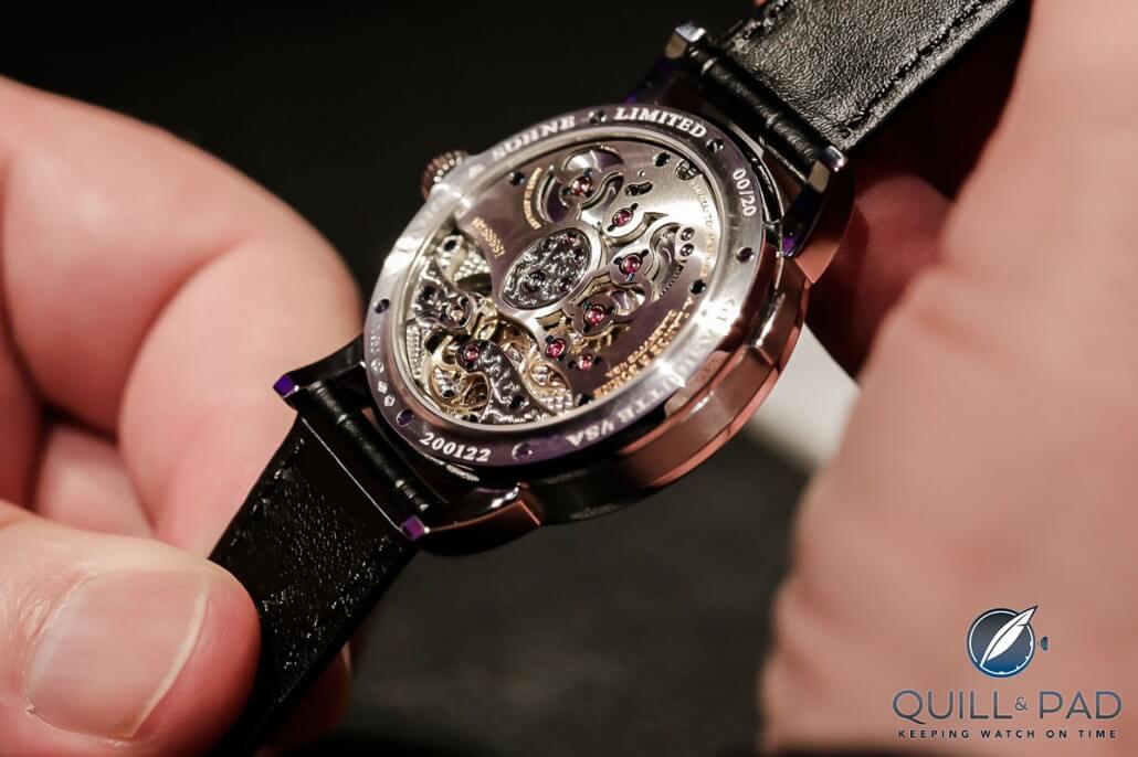 Lange 1 Tourbillon Handwerkskunst (photo courtesy Howard Parr)
