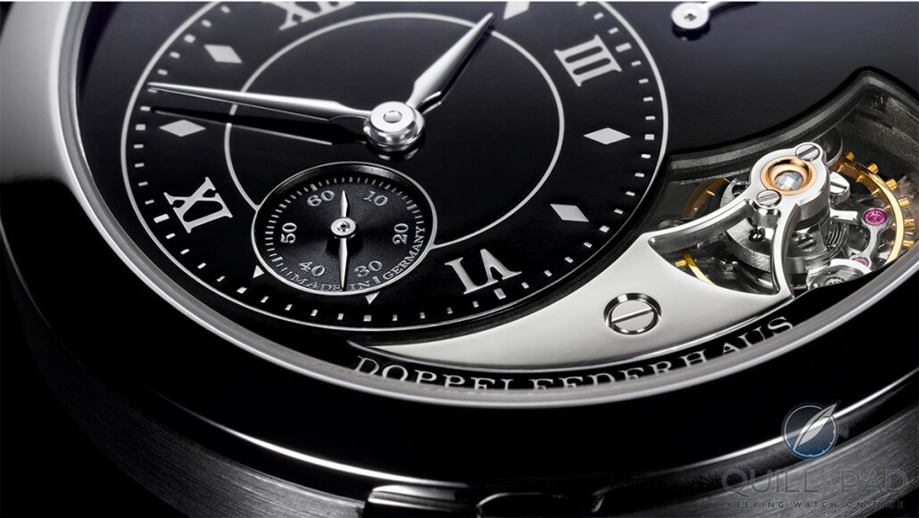 The impeccably executed dial of the Lange 1 Tourbillon Handwerkskunst