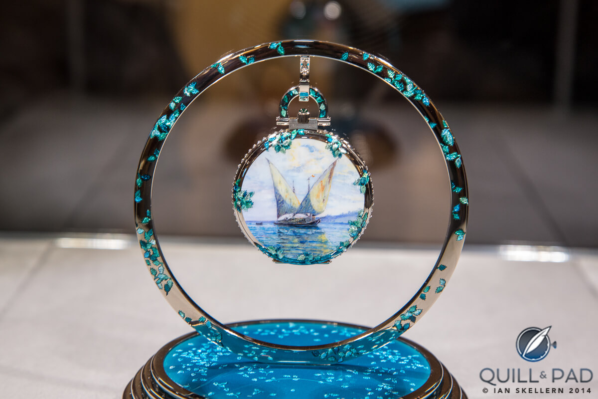 Dawn on the lake by Anita Porchet for Patek Philippe's 175th anniversary