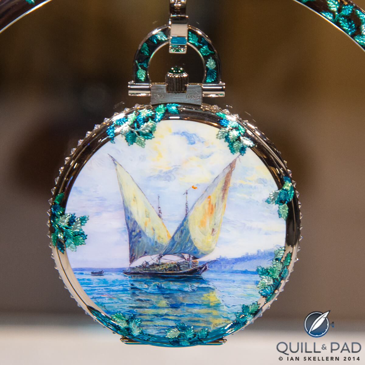 Dawn on the lake by Anita Porchet for Patek Philippe's 175th anniversary