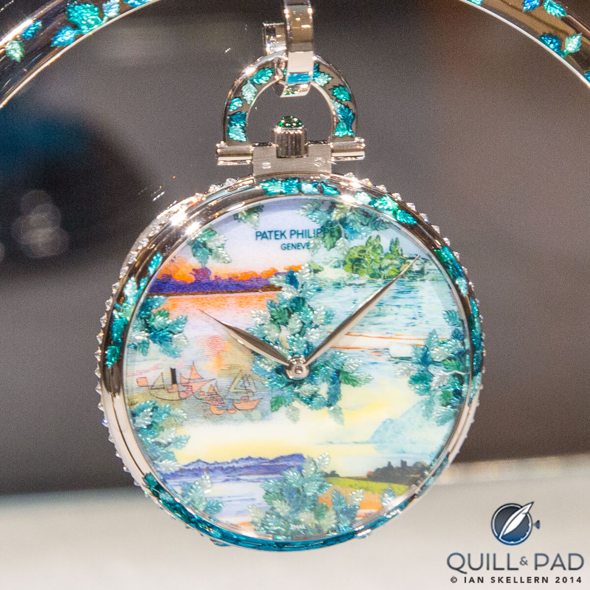 Dawn on the lake by Anita Porchet for Patek Philippe's 175th anniversary