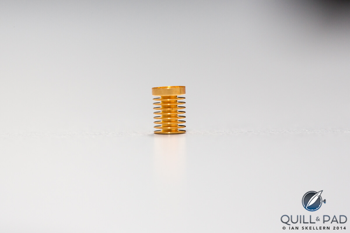 Not the kind of component you usually see in a watch movement, but the Ressence Type 3 requires quite a few of them