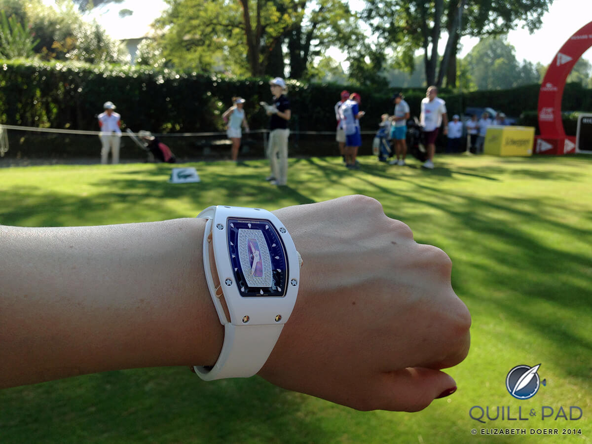 Richard Mille RM 07-01 with Diana Luna in background
