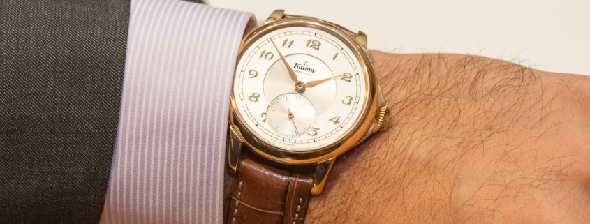 Tutima Hommage Minute Repeater on the wrist