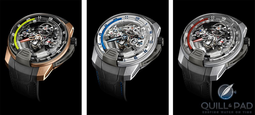 What a difference a splash of color makes; here are just a few of the HYT H2 model variations available
