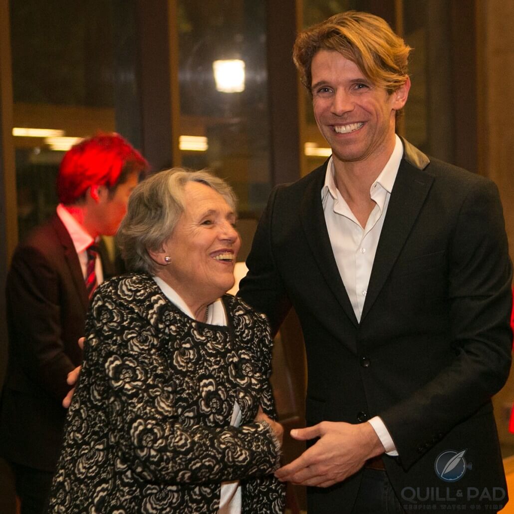 Artist Stéphanie Barba with Béjart Ballet dancer Julien Favreau in Tokyo