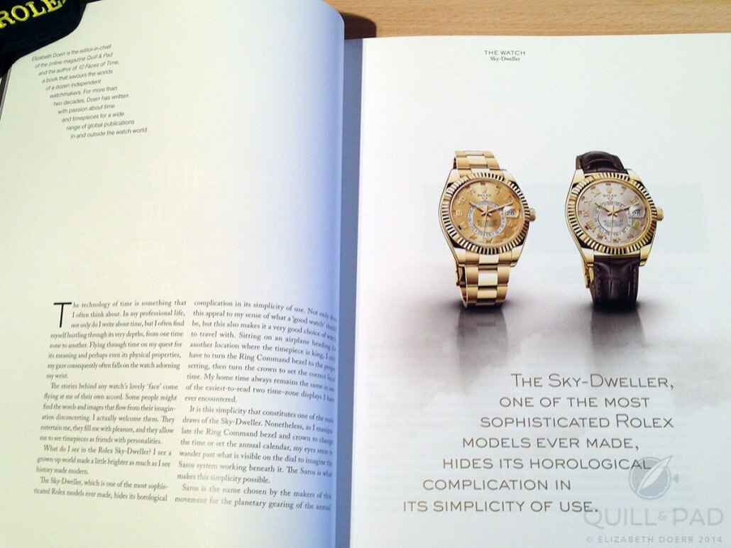 The Rolex magazine issue #3 with cover story on the Sky-Dweller by yours truly
