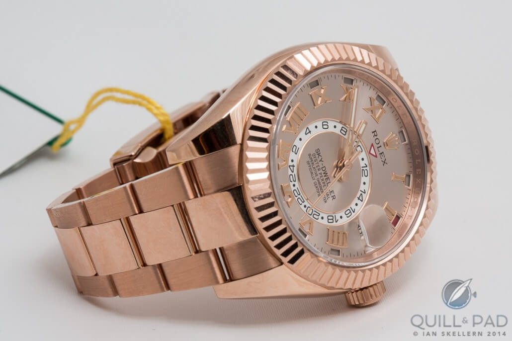 Sky-Dweller in Rolex's proprietary Everose gold