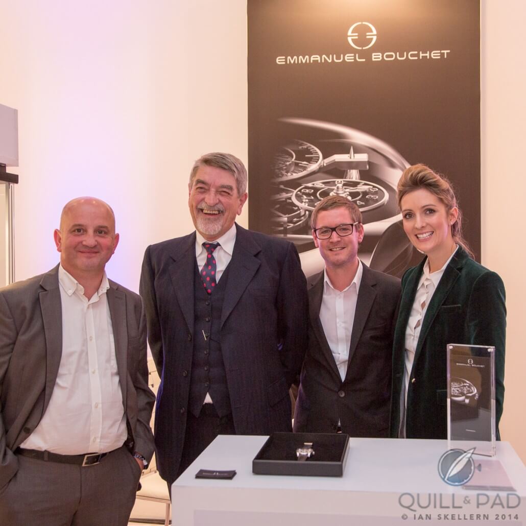 Emmanuel Bouchet (left) and his team at SalonQP 2014