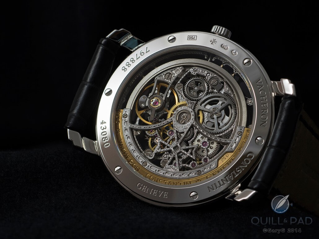 Rear movement view of the Vacheron Constantin Malte Squelette