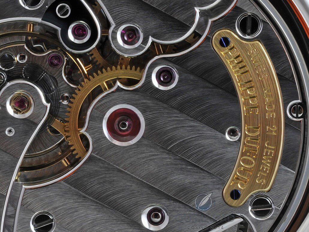 Just sublime: detail of the Philippe Dufour Simplicity movement
