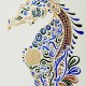 Hand drawn Seahorse cards by Bernard Maisner