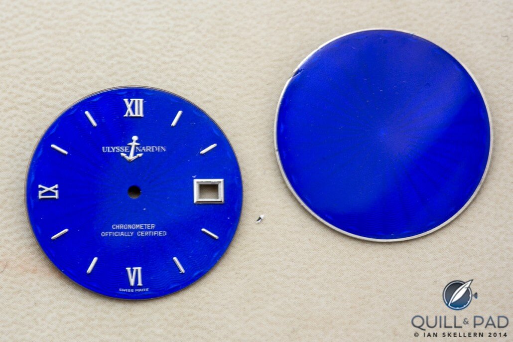 Flinqué is enamel over guilloché