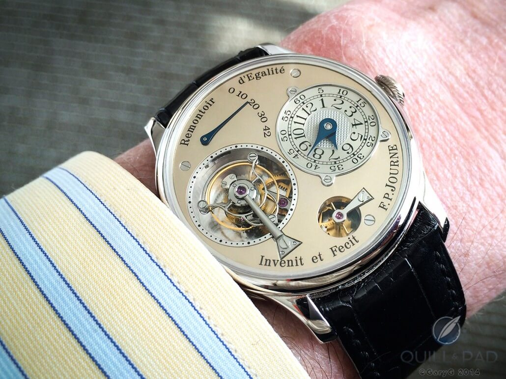 F.P. Journe Tourbillon Souverain in platinum with white gold dial
