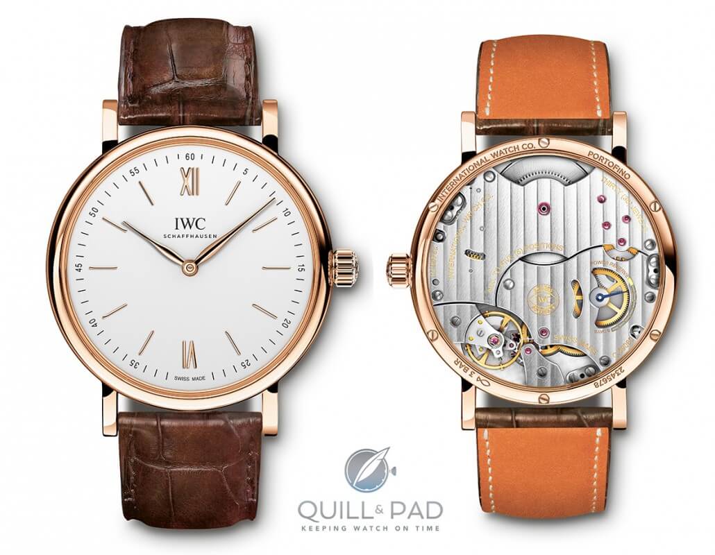 Elegant Portofino Hand Wound Pure Classic by IWC