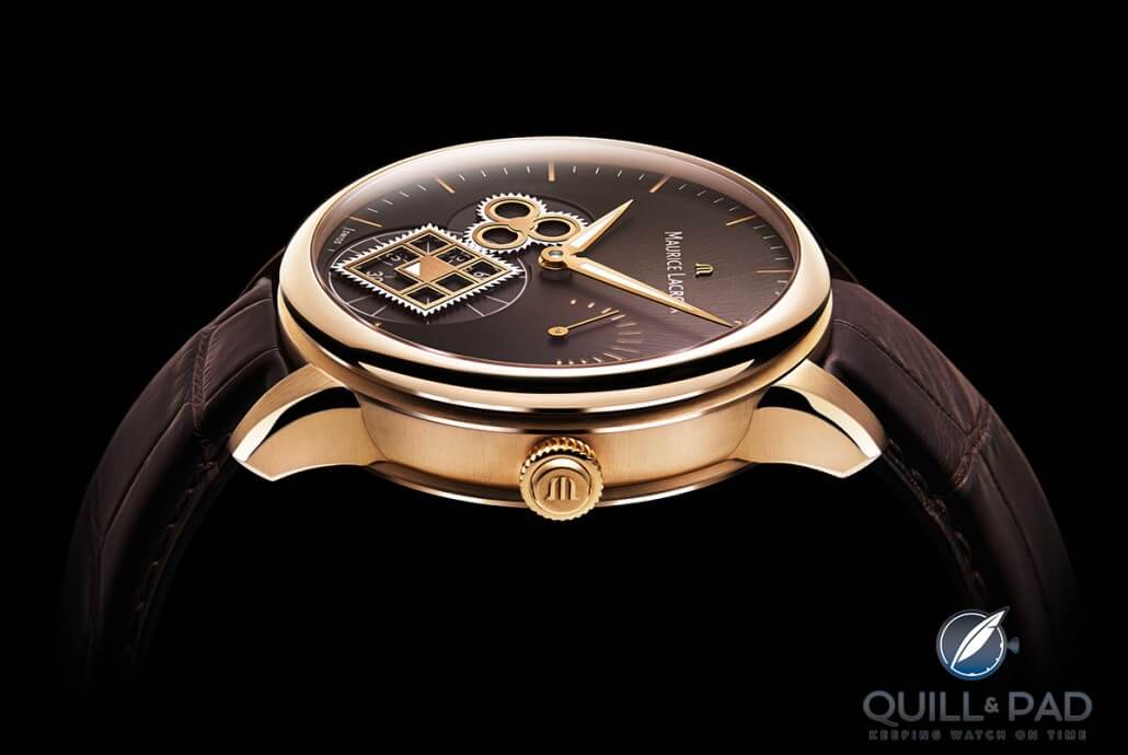 Maurice Lacroix Roue Carrée in red gold