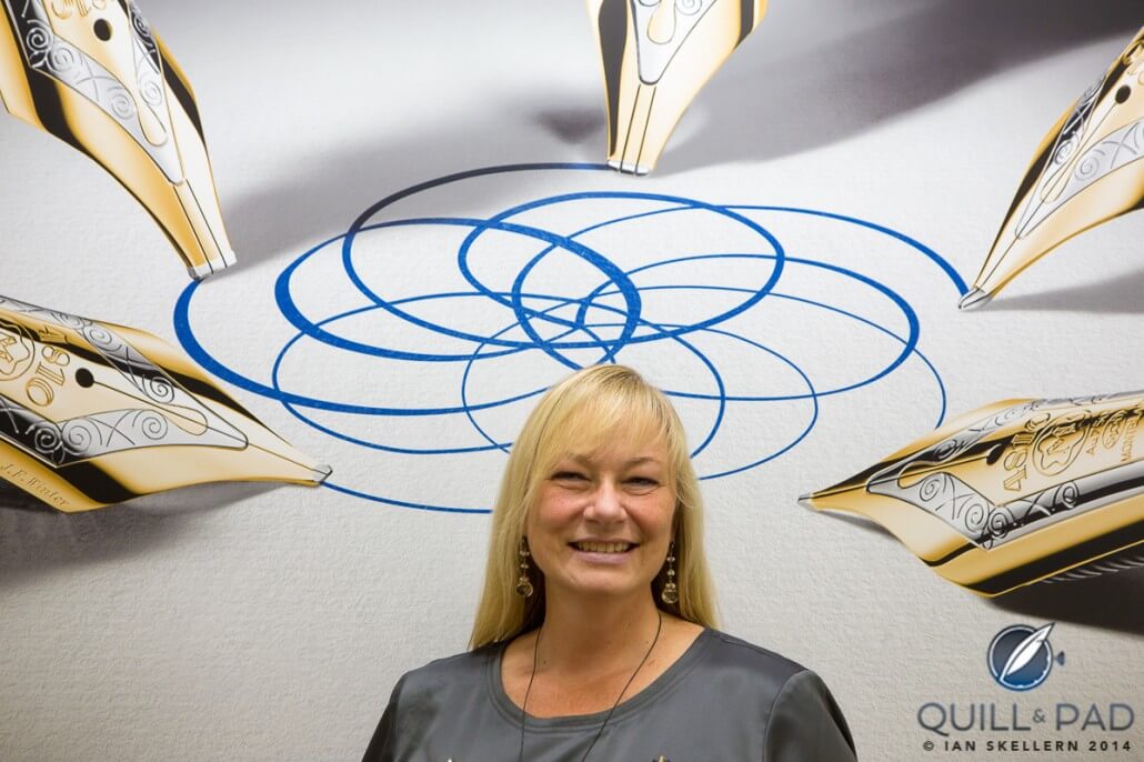 Elizabeth Doerr under Montblanc's blue halos