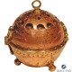 The intricately engraved case of the Pomander Watch