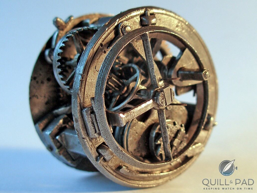 The movement of the Pomander Watch (credit: www.peterhenlein.de)