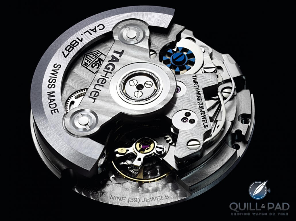 TAG Heuer Caliber 1887, based on intellectual property bought from Seiko