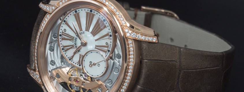 Audemars Piguet Millenary Woman in red gold with mother of pearl dial