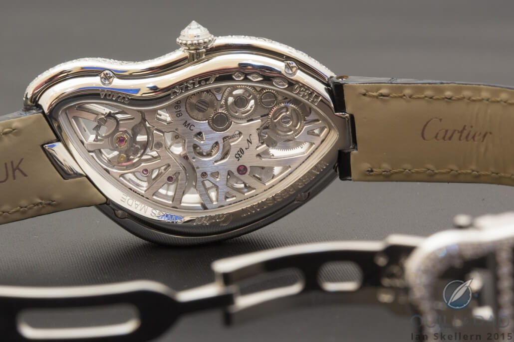 Cartier Crash Skeleton from the back