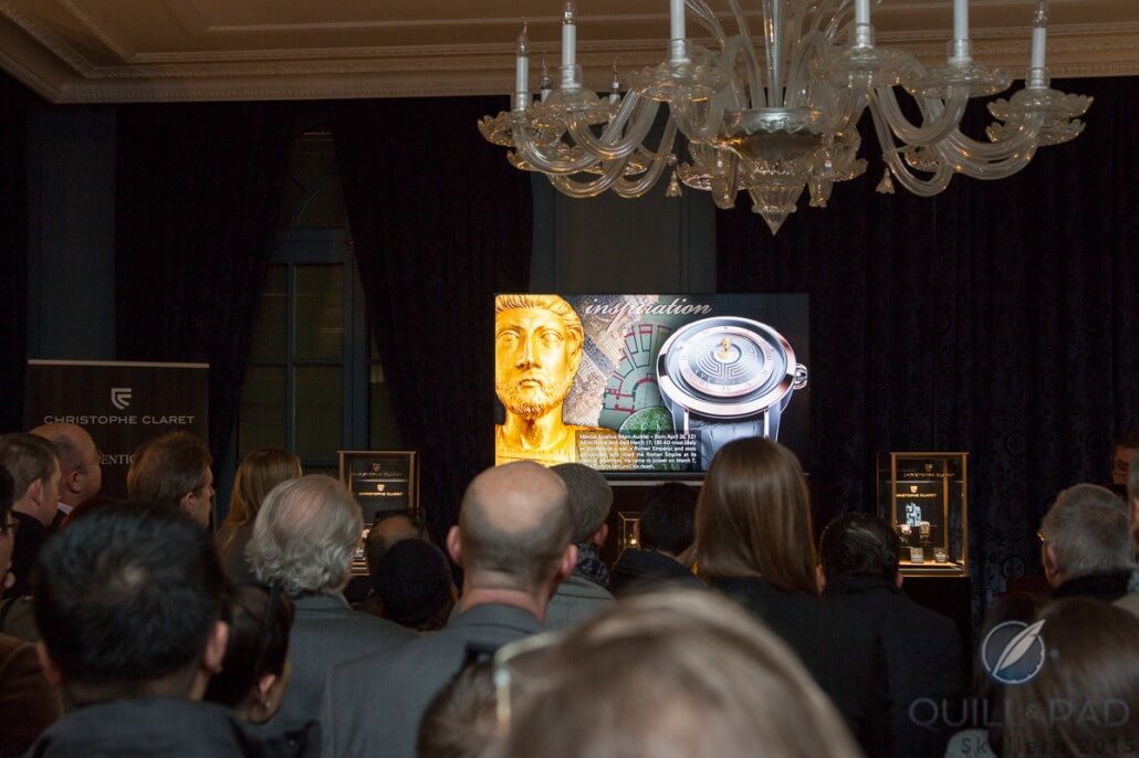 The Christophe Claret press conference in Geneva