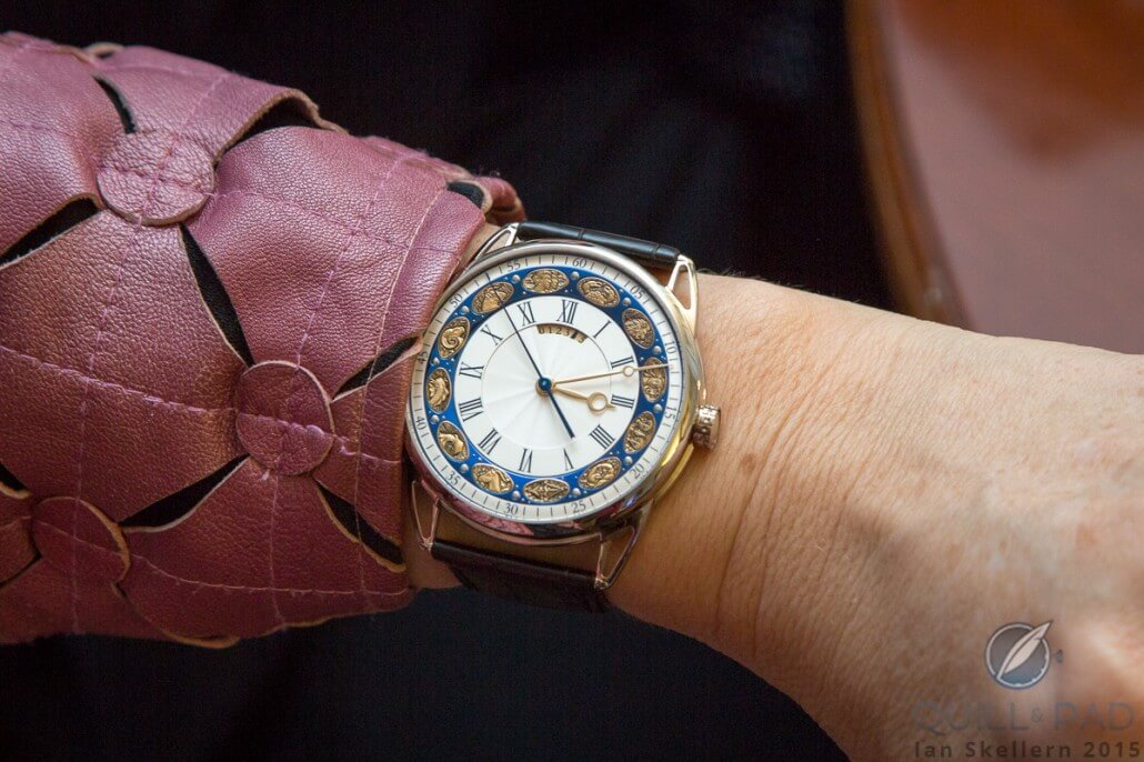 The stunning De Bethune DB25T Zodiac on the wrist