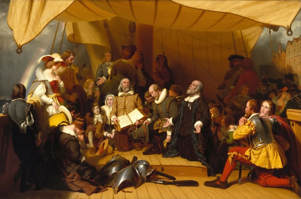 Pilgrims set sail to America in search of religious independence