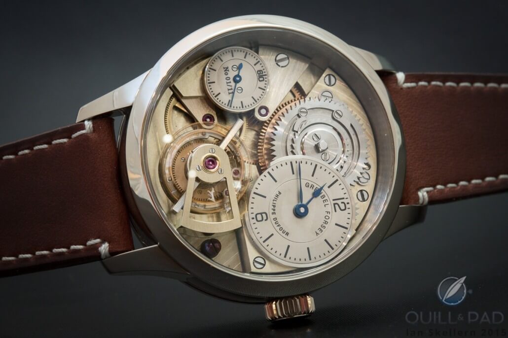 The first working prototype from the La Garde Temps project