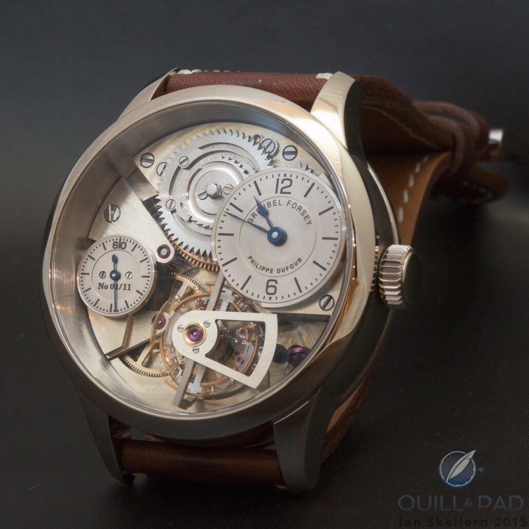 The first working prototype from the Le Garde Temps project