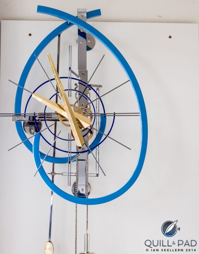 The distinctive clocks of Jean Kazes were on display at the 1996 SIHH