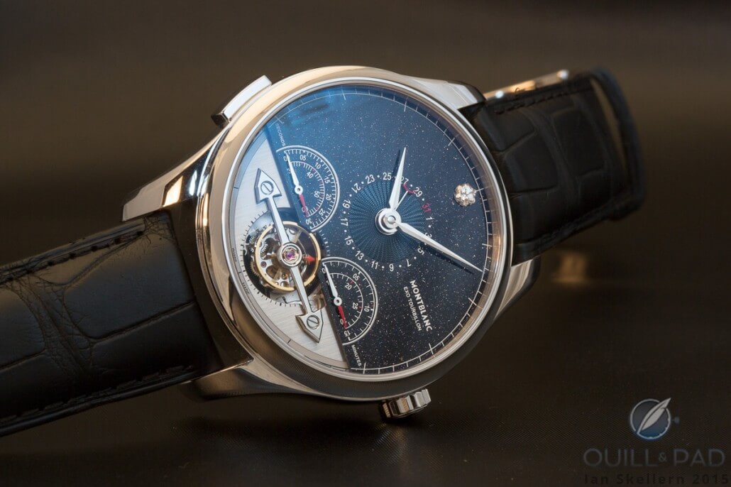 Montblanc Heritage Chronométrie ExoTourbillon Minute Chronograph Vasco da Gama editionwith aventurine dial