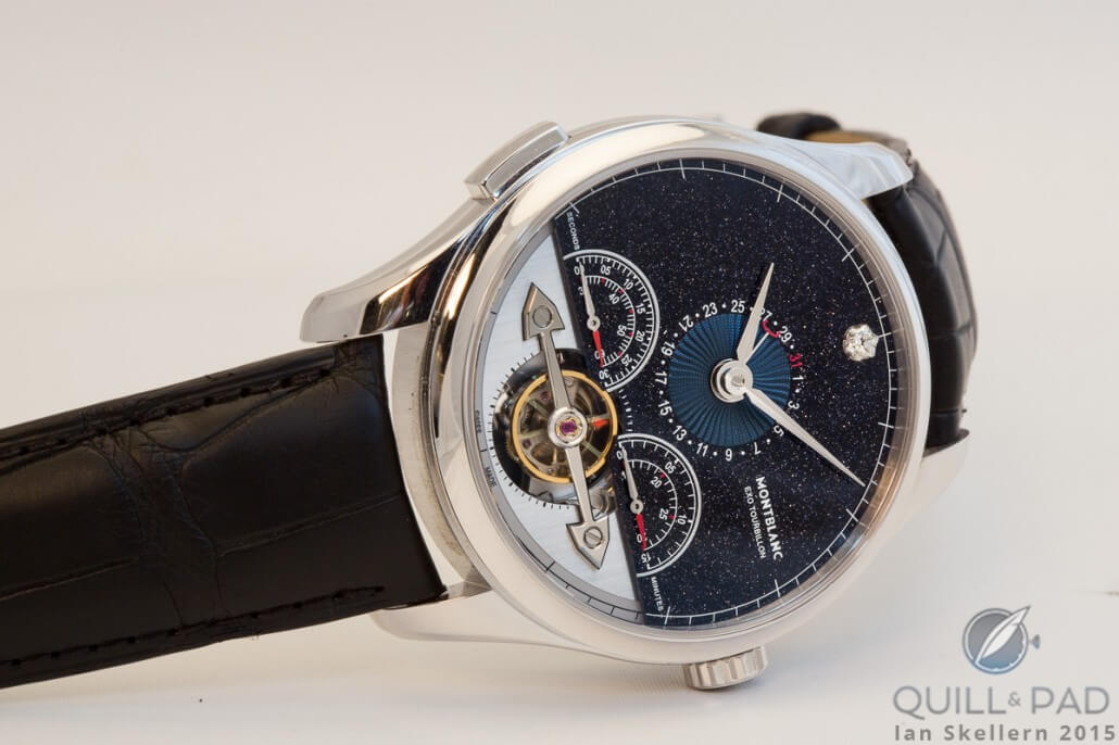 Montblanc Heritage Chronométrie ExoTourbillon Minute Chronograph Vasco da Gama with aventurine dial