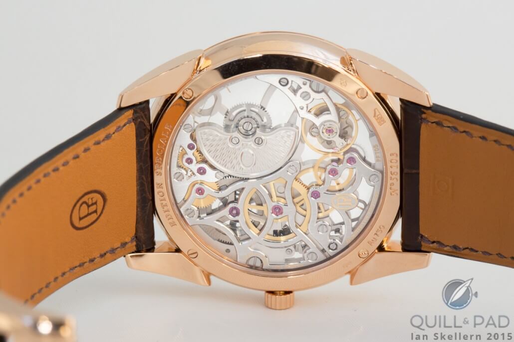 Parmigiani Tonda 1950 Squelette from the back