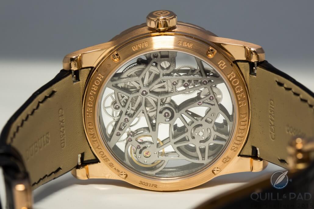 Roger Dubuis Excalibur Skeleton Automatic movement side