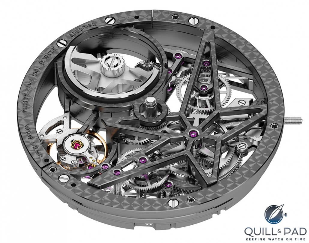 Roger Dubuis Excalibur Automatic Skeleton movement