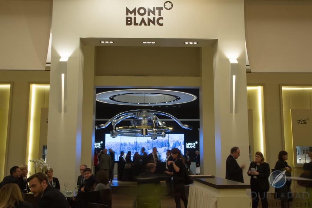 A 250-kilogram model of the Montblanc ExoTourbillon at the 2015 SIHH