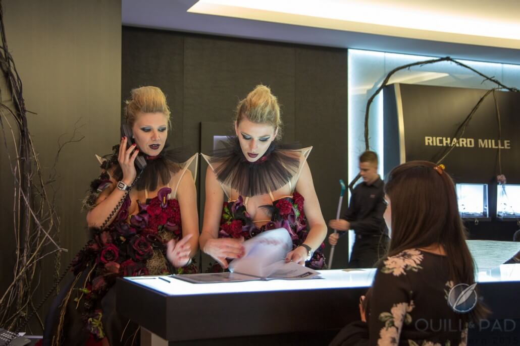 More lovely flowers at the 2015 SIHH Richard Mille booth