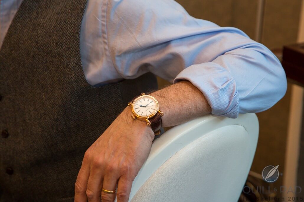 Peter Speake-Marin wearing a Resilience